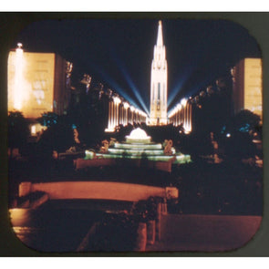 Golden Gate Int'l Exposition at Night - View-Master Hand Letter Reel - 1940 - vintage - (59n) Reels 3dstereo 