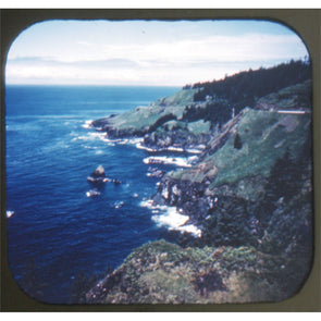 Oregon's Rockbound Coast - View-Master Hand Letter Reel - vintage - (96n) Reels 3dstereo 