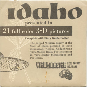 9 ANDREW - Idaho - View-Master 3 Reel Economy Packet - vintage - IDAHO-1,2,3-S2 Packet 3Dstereo 
