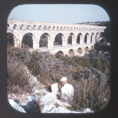 5 ANDREW - Nimes-Arles pont Du Gard - View-Master Single Reel - 1956 - vintage - 1440 Reels 3dstereo 