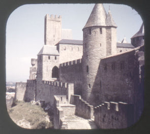 5 ANDREW - Carcassonne Largest Fortress of Europe - View-Master Single Reel - 1956 - vintage - 1442 Reels 3dstereo 