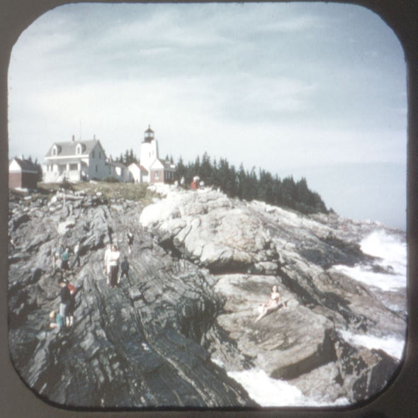 5 ANDREW - Maine Seacoast - View-Master 3 Reel Packet - vintage - A716-S4 Packet 3dstereo 