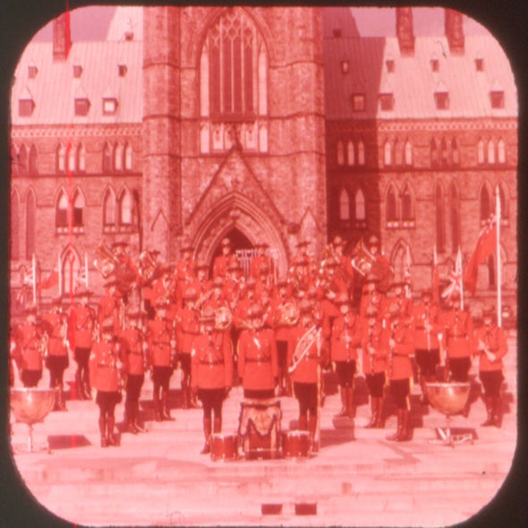 Royal Canadian Mounted Police - View-Master 3 Reel Packet - vintage 1970s PKT 3Dstereo 