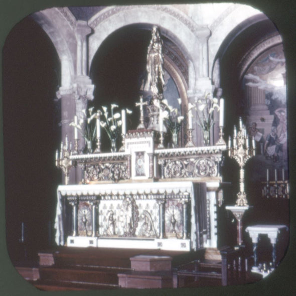 4 ANDREW - le sanctuaire de Lourdes - View-Master 3 Reel Packet - vintage - C183F-BS6 Packet 3dstereo 