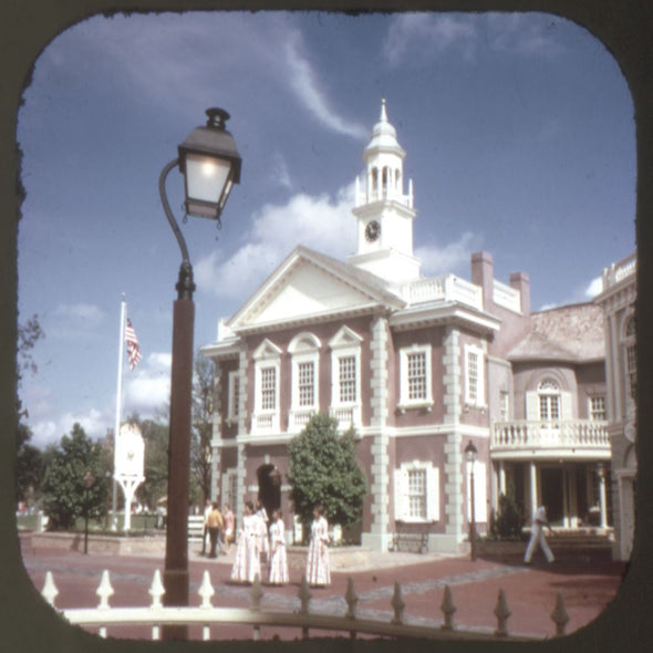 Liberty Square - View-Master 3 Reel Packet - 1970s views - vintage - (Barg-A950-G3A) Packet 3dstereo 