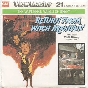 9 ANDREW - Return From Witch Mountain - View-Master 3 Reel Economy Packet - vintage - J25-G6 Packet 3Dstereo 