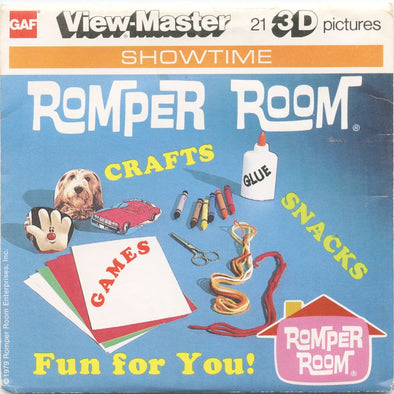 Romper Room - View-Master 3 Reel Economy Packet - vintage - K20-G6 Packet 3Dstereo 