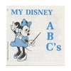 My Disney ABC - View-Master Vintage 3 Reel Packet - vintage - (K7-G6) Packet 3Dstereo 