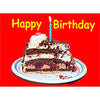 2 Happy Birthday - 3D Action Lenticular Postcard Greeting Cards- NEW Postcard 3dstereo 
