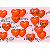 Hearts - I love you - Flicker Lenticular Postcard Greeting Card - NEW Post Cards 3dstereo 
