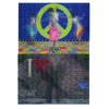 2- Postcards - I love You Graffiti - Nude Peace Sign Dancers - Motion Lenticular Postcards - NEW Postcard 3dstereo 