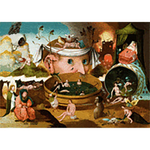 Hieronymus Bosch - Flicker Lenticular Postcard Greeting Card - NEW Post Cards 3dstereo 