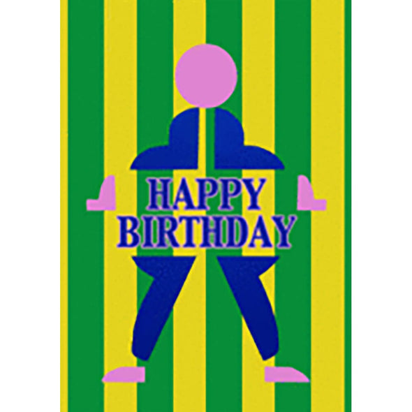 Happy Birthday - Pop - Flicker Lenticular Postcard Greeting Card - NEW Post Cards 3dstereo 
