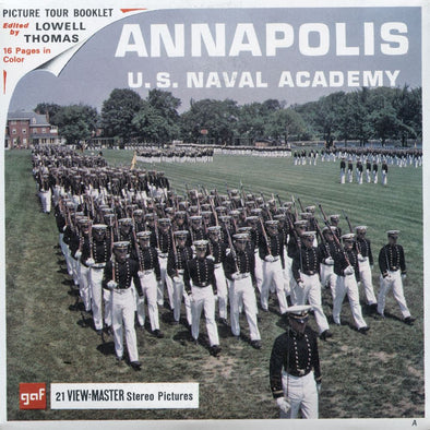 5 ANDREW - Annapolis - U.S. Naval Academy - View-Master 3 Reel Packet - vintage - A783-G1A Packet 3dstereo 