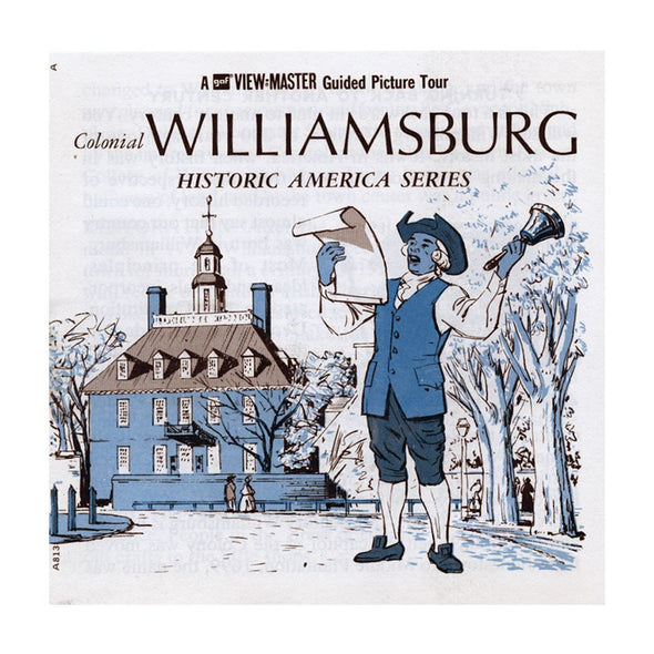 5 ANDREW - Colonial Williamsburg - View-Master 3 Reel Packet - vintage - A813-G3A Packet 3dstereo 