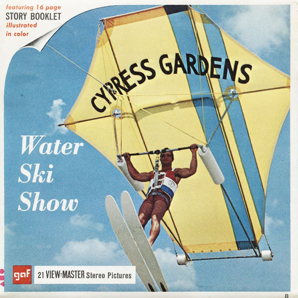 さんちゃんAmeri vintage LAKE CURVE Water Ski Show - Cypress Gardens - View-Master 3 Reel Packet