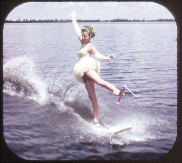 5 ANDREW - Water Ski Show - Cypress Gardens - View-Master 3 Reel Packet - vintage - A967-G1A Packet 3dstereo 