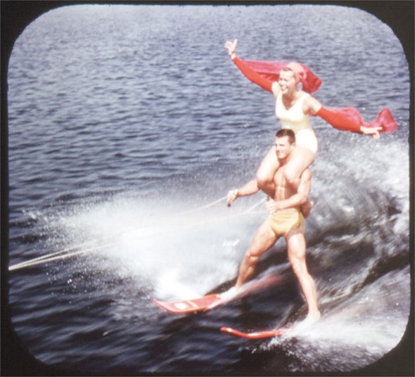 5 ANDREW - Water Ski Show - Cypress Gardens - View-Master 3 Reel Packet - vintage - A967-S5 Packet 3dstereo 