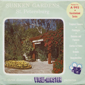 5 ANDREW - Sunken Gardens - St.Petersburg - View-Master 3 Reel Packet - vintage - A992-S4 Packet 3dstereo 