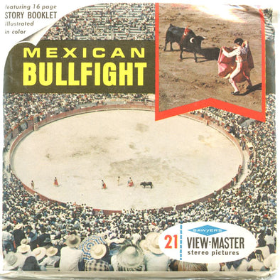 5 ANDREW - Mexican Bullfight - View-Master 3 Reel Packet - vintage - B004-S6A Packet 3dstereo 