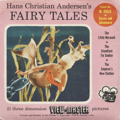 5 ANDREW - Hans Christian Andersen's Fairy Tales - View-Master 3 Reel Packet - vintage - B305-S4 Packet 3dstereo 