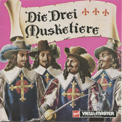 5 ANDREW - Die Drei Musketiere - View-Master 3 Reel Packet - vintage - B426D-BG3 Packet 3dstereo 