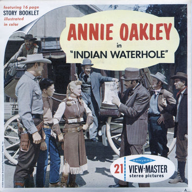 5 ANDREW - Annie Oakley in Indian Waterhole - View-Master 3 Reel Packet - vintage - B470-S6A Packet 3dstereo 