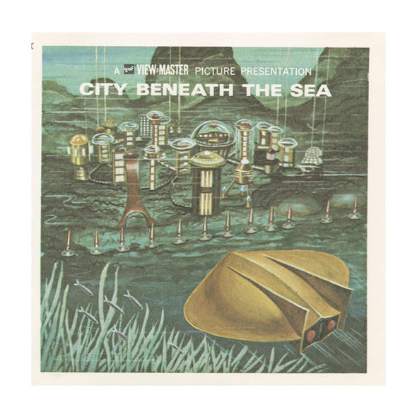 5 ANDREW - City Beneath the Sea - View-Master 3 Reel Packet - 1971 - vintage - B496-G3A Packet 3dstereo 