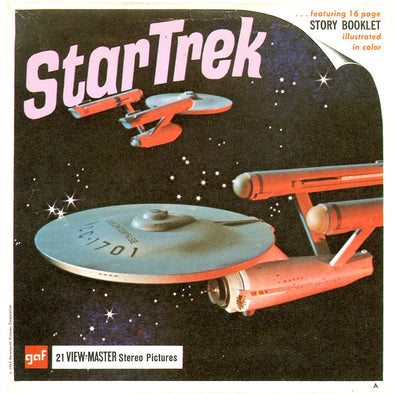 5 ANDREW - Star Trek - View-Master 3 Reel Packet - 1968 - vintage - B499-G1A Packet 3dstereo 