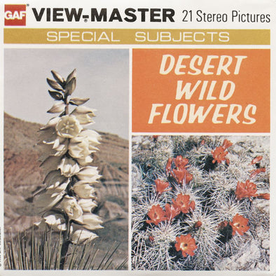 5 ANDREW - Desert Wild Flowers - View-Master 3 Reel Packet - 1956 - vintage - B629-G5 Packet 3dstereo 