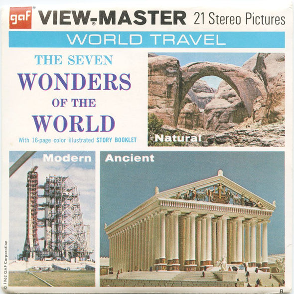 5 ANDREW - Seven Wonders of the World - View-Master 3 Reel Packet - 1962 - vintage - B901-G3B Packet 3dstereo 