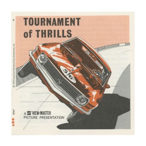 Tournament of Thrills - View-Master 3 Reel Packet - 1970s - (PKT-B947-G1Am) Packet 3dstereo 