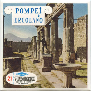 Pompei e Ercolano - Pompeii and Herculaneum - View-Master 3 Reel Packet - 1960s Views - Vintage - (zur Kleinsmiede) - (C057-BS6) Packet 3dstereo 