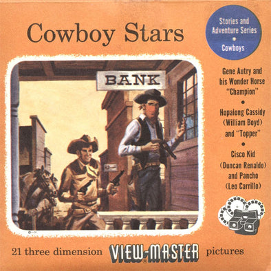 5 ANDREW - Cowboy Stars - View-Master 3 Reel Packet - vintage - S3 Packet 3dstereo 