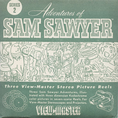 5 ANDREW - Adventures of Sam Sawyer - Series 2- View-Master 3 Reel Packet - vintage - S1 Packet 3dstereo 