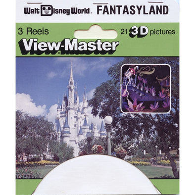 Fantasyland - DISNEY WORLD - View-Master 3 Reel Set on Card - vintage - 3020