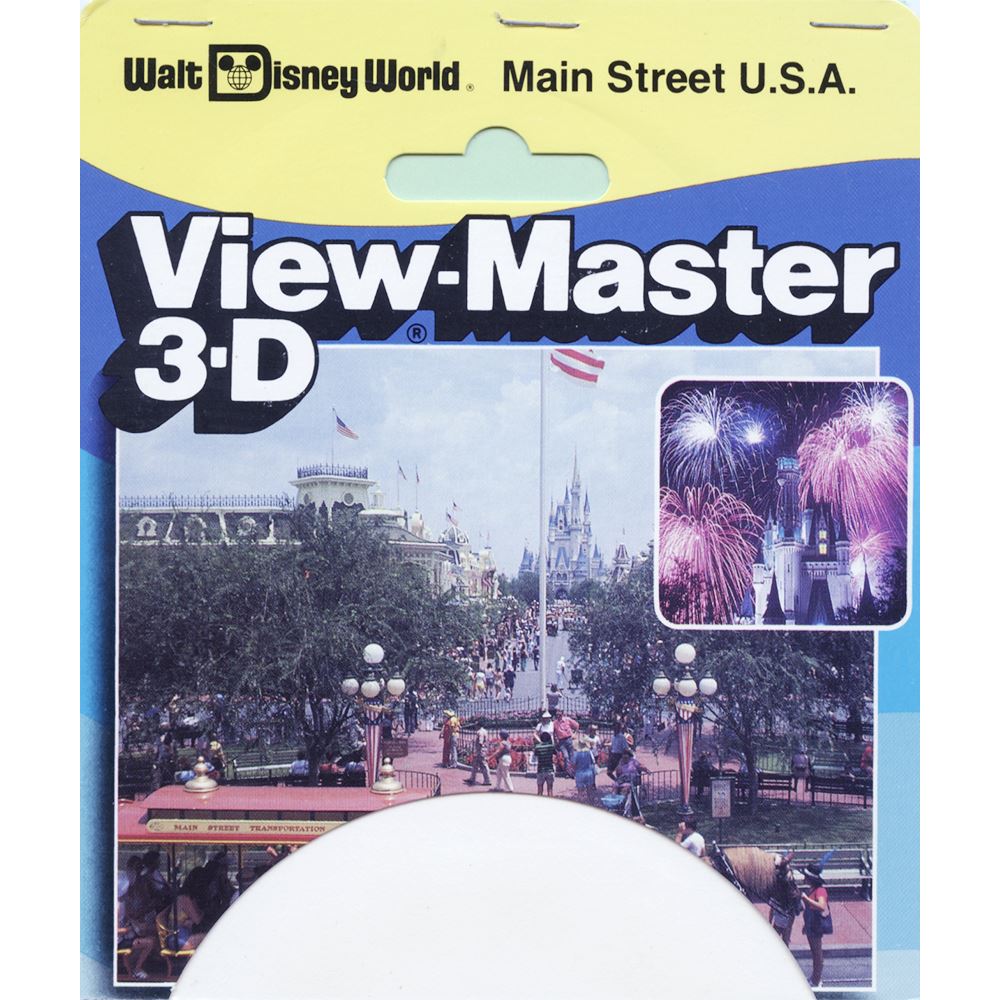 Main Street U.S.A - View-Master 3 Reel Set on Card - vintage - 3066