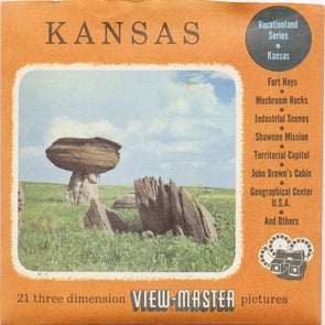 9 ANDREW - Kansas - View-Master 3 Reel Economy Packet - vintage - KN-1,2,3-S3 Packet 3Dstereo 