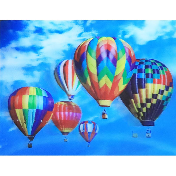 Hot air Balloons - 3D Lenticular Poster - 12x16 - NEW Poster 3Dstereo 