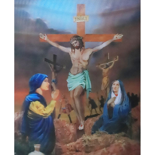 Crucifixion - 3D Lenticular Poster - 12x16 - New Poster 3dstereo 