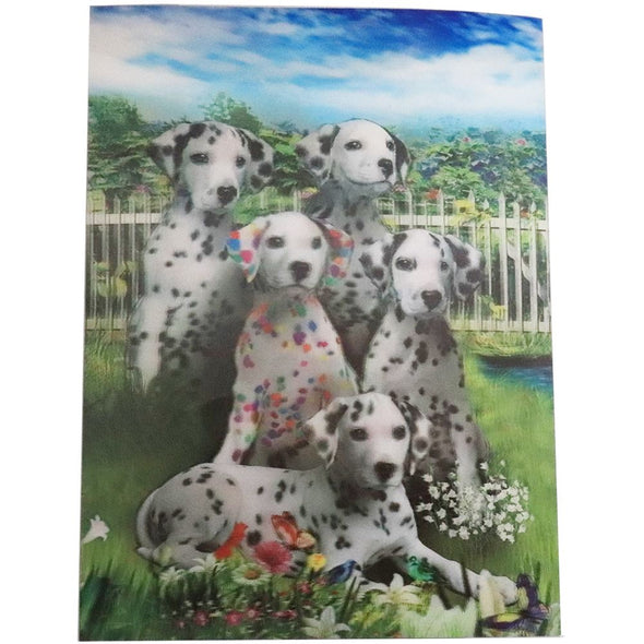 Colorful Dalmatian - 3D Lenticular Poster - 12x16 - NEW Poster 3Dstereo 