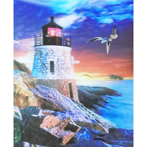 Lighthouse - 3D Lenticular Poster - 12x16 Print - New Poster 3Dstereo 