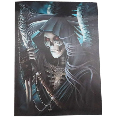 Grim Reaper Death Skeleton - 3D Lenticular Poster - 12x16 - NEW Poster 3Dstereo 