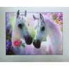 White Horse with Rose - 3D Lenticular Poster - 12x16 Print - New Poster 3Dstereo 