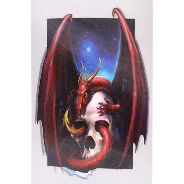 Dragon in Skull - 3D Lenticular Poster - 12x16 - NEW Poster 3Dstereo 