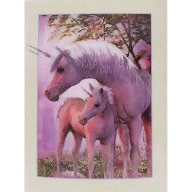 UNICORN Mother and Calf- 3D Lenticular Poster - 12x16 - NEW Poster 3Dstereo 