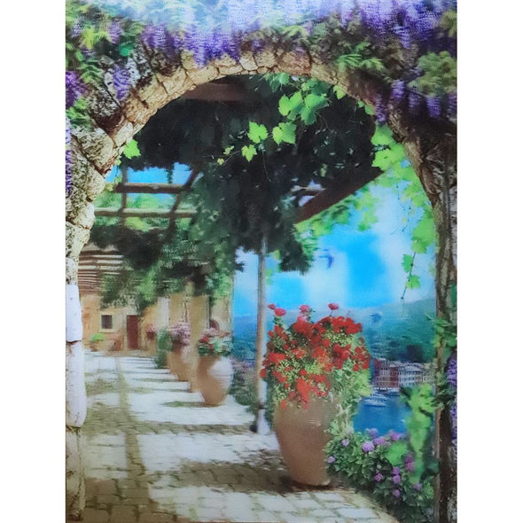 Entrance to Winery - 3D Lenticular Poster - 12x16 Print - New Poster 3Dstereo 