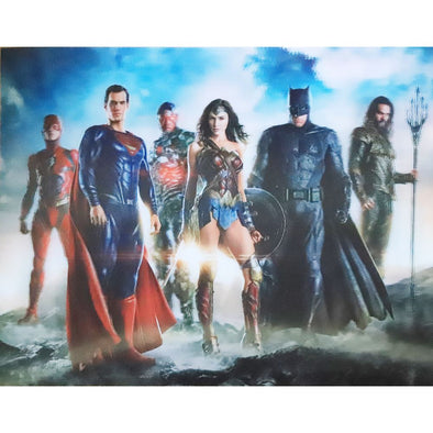 Super Heroes & Goddess - 3D Lenticular Poster - 12x16 Print - New Poster 3Dstereo 