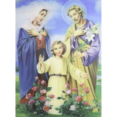 Holy Family - 3D Lenticular Poster - 12x16 Print - New Poster 3Dstereo 