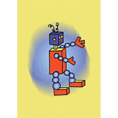 DANCIN ROBOT - Animated - 3D Lenticular Postcard Greeting card - NEW Postcard 3dstereo 